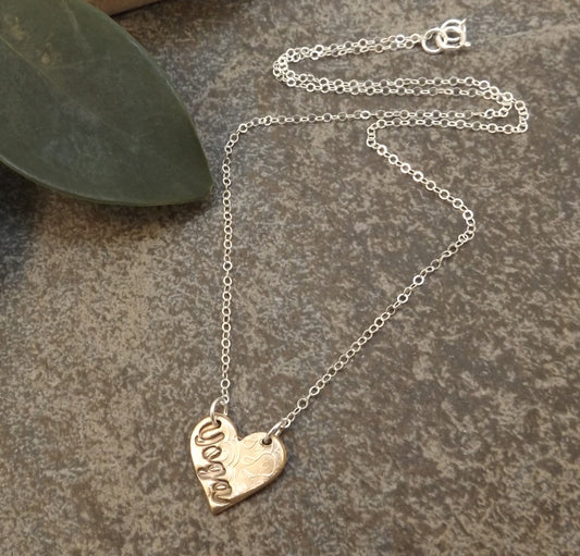 Brynn -Yoga Heart Necklace