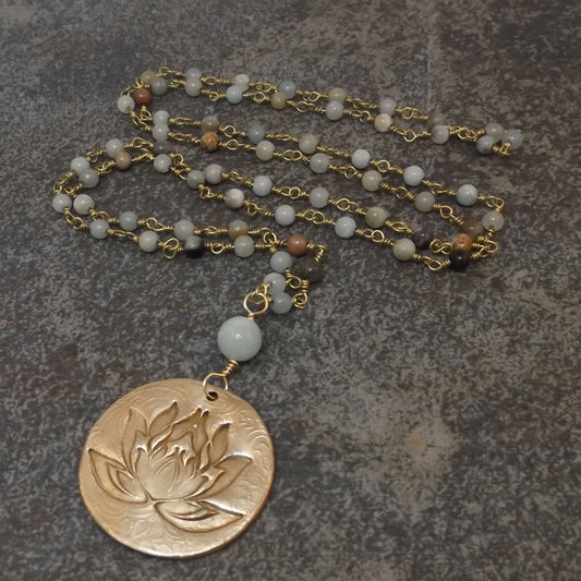 Brynn - Lotus Necklace